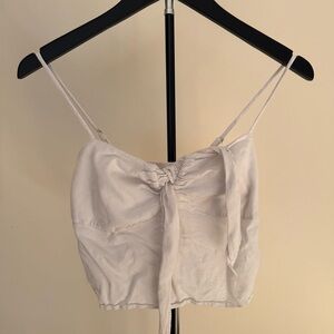 🖤BRANDY MELVILLE WHITE CROPPED TANK